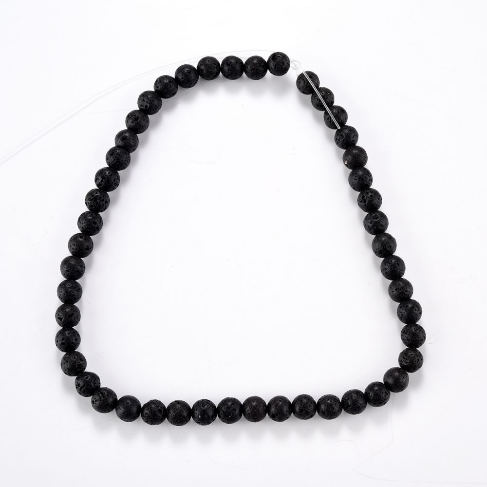 great for essential oil bracelets Grab bag of Black lava beads ships fast from USA!