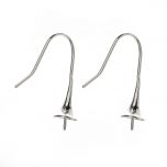 Classic 925 Sterling Silver Earring Hooks Jewelry Findings 9EM129