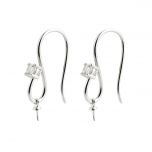 925 Sterling Silver Earring for Jewelry Making DIY Simple Ear Hooks for women