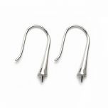 Jewelry Components Simple Ear Hooks 925 Sterling Silver DIY Earrings Making Accessories