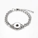 Chain Connector Style Bracelet Noosa Snap Jewelry Fits Interchangeable Snap Buttons