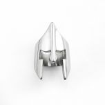 Men's Stainless Steel Silver Mask Design Rings for Daily Jewelry Accessory