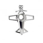 Lovely Aircraft Pendant Copper Plane Cage Locket Charms Pendant for Oyster Pearls