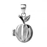 925 Sterling Silver Love Wish Pearl Pendant with Apple Design Cage for Girls