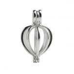 Wish Pearl Cage 925 Sterling Silver Simple Cage Pendant