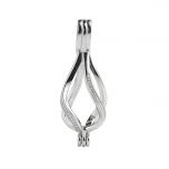 Helix Cage 925 Sterling Silver Love Wish Pearl Pendant