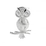 Owl Cage Love Wish Pearl 925 Sterling Silver Pendant Lockets