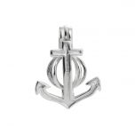 Anchor Cage 925 Sterling Silver Love Wish Pearl Pendant