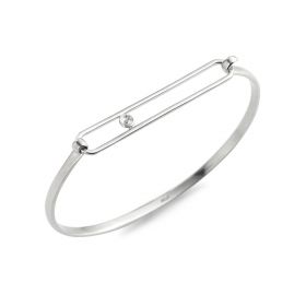 Unique Bracelet Finding 925 Sterling Silver Bangle Jewelry Making with bead base
