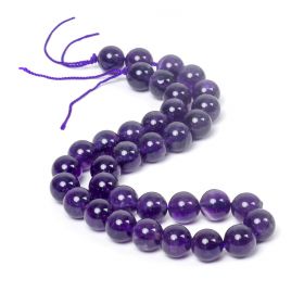 Round Amethyst Stone Beads Strand DIY Loose Beads For Jewelry Making Bracelet Necklace 15" (8mm)