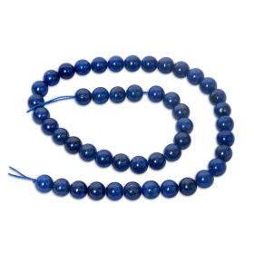 8mm Lapis Lazuli Gemstone Round Loose Beads 1 Strand for Jewelry Making Findings Accessories-Blue