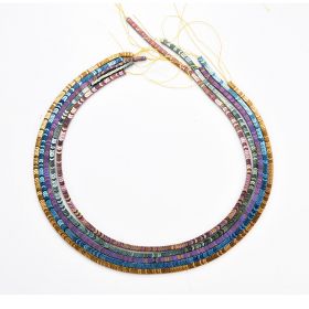 Multi Color Rainbow Hematite Beads Arrow Loose Beads 16 inch Strand