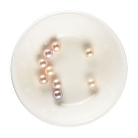 Single AAA 9-10mm Natural Round Freshwater Real Pearls Undrilled