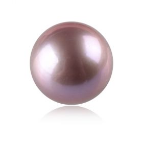 Huge Single Natural Lavender Round Edison Pearl 14-14.9mm Undrilled for Collection