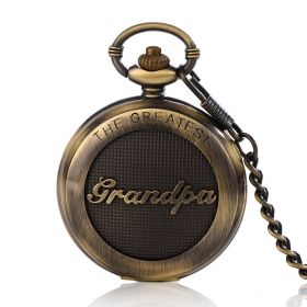 The Greatest Grandpa Pocket Watch Quartz Movement