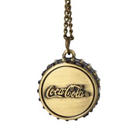Bottle Cap Alloy Quartz Movement Vintage Necklace/Keychain Watch