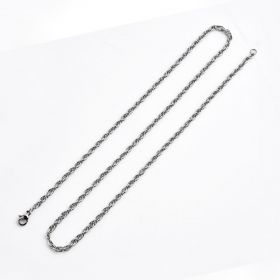 3mm Mens Women Stainless Steel Necklace 17.5inch / 19.5inch MEN187
