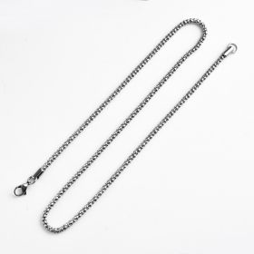 Stainless Steel Corn Chain Necklace 3.2mm 20 Inch MEN226
