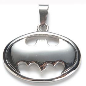 Fashionable Batman Stainless Steel Pendant Silver 