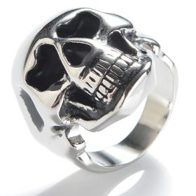 Horrible Stainless Steel Skull Ring
