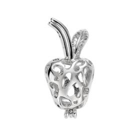 Fashion Lovely Apple Shaped Style Cage Pendant Locket for Wish Pearl DIY Beads