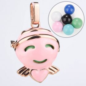 Cute Smiling Face Bola Harmony Cage Locket Lovely Cartoon Pregnancy Charms Pendant
