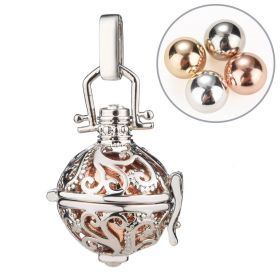 Hollow Chime Box Cage Locket Nice Sound Harmony Ball Pendant For Pregnancy Women