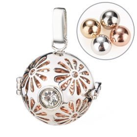 Harmony Chime Ball Belly Sounds Cage Locket Pendant Pregnancy Jewelry Gift