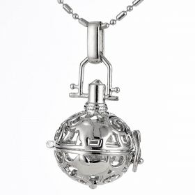 Cute Elephant Copper Cage Locket Pendant for Angel Chime Caller Harmony Ball, Perfume Diffuser Beads
