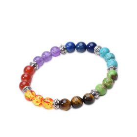 7 Chakra Stone Beaded Stretch Bracelets for Women Men Healing Meditation Yoga Bracelet