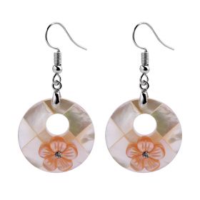 Fashion Unique Design Shell Dangle Earrings Flower for Women Jewelry