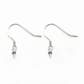 10pairs 925 Sterling Silver Fish Hook Earrings Earwires PM63