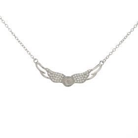 Angel Wing 18" 925 Sterling Silver Chain for Pearl Pendant PMC103