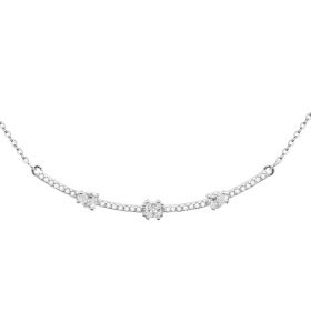Fashion Silver Necklace Simple Collarbone Chain Temperament Birthday Gift Necklace