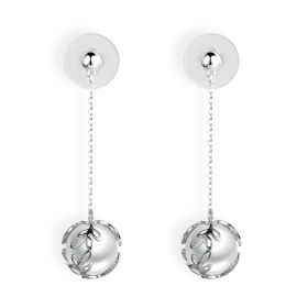 Wholesale exquisite sterling silver earrings sterling silver pearl 
