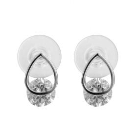 Teardrop Stud Earrings Sterling Silver Boho Minimalist Earrings for Women Girls
