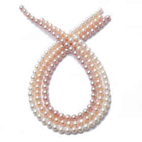 8-9mm Round Freshwater Cultured Pearl Loose Pearls Strand RFP23