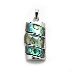 Rectangle Abalone Shell Pendant for Fashion Jewelry Findings Making