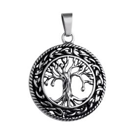 Men's Women's Celtic Tree of Life Fashion Style Stainless Steel Pendant without Chains