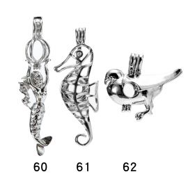 Custom Different Shape Popular Pendants Pearl Cage Lockets for Girls Gift